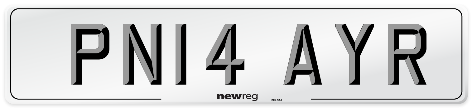 PN14 AYR Number Plate from New Reg